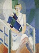 Delaunay, Robert Study of Mrs Ham-s Painting